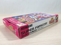 ue2284 Jikkyou Oshaberi Parodius Forever With Me BOXED SNES Super Famicom Japan