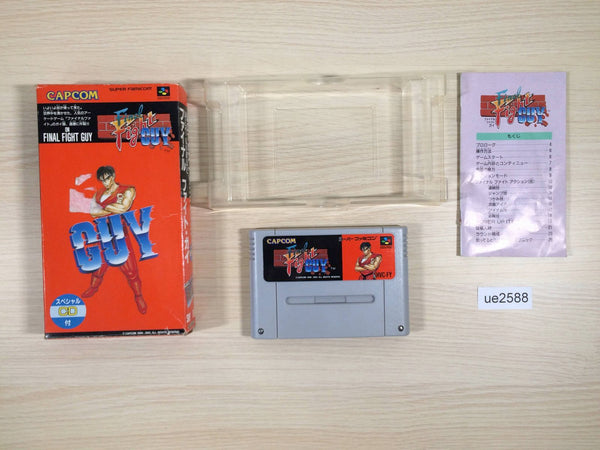 ue2588 Final Fight Guy BOXED SNES Super Famicom Japan