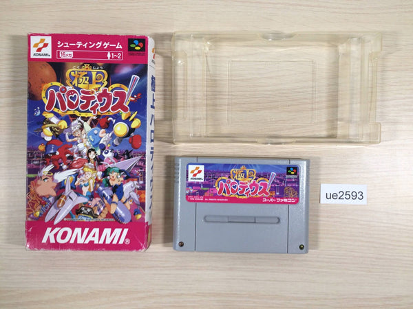 ue2593 Gokujou Parodius Fantastic Journey BOXED SNES Super Famicom Japan