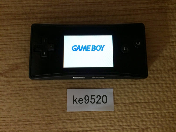 ke9520 Plz Read Item Condi GameBoy Micro Black Game Boy Console Japan