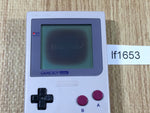 lf1653 Plz Read Item Condi GameBoy Pocket Gray Grey Game Boy Console Japan