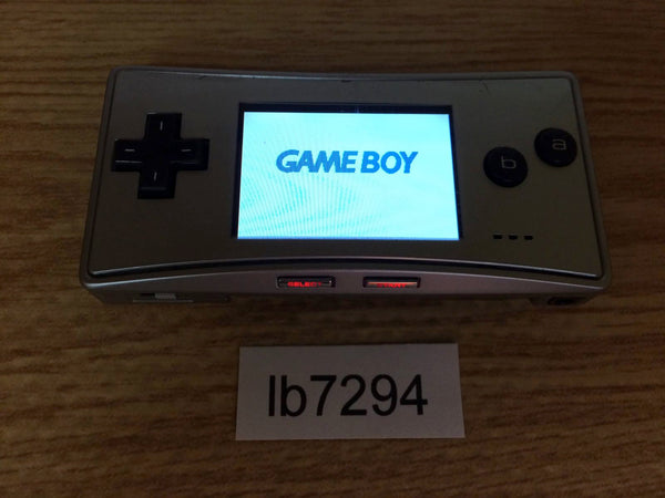 lb7294 Plz Read Item Condi GameBoy Micro Silver Game Boy Console Japan