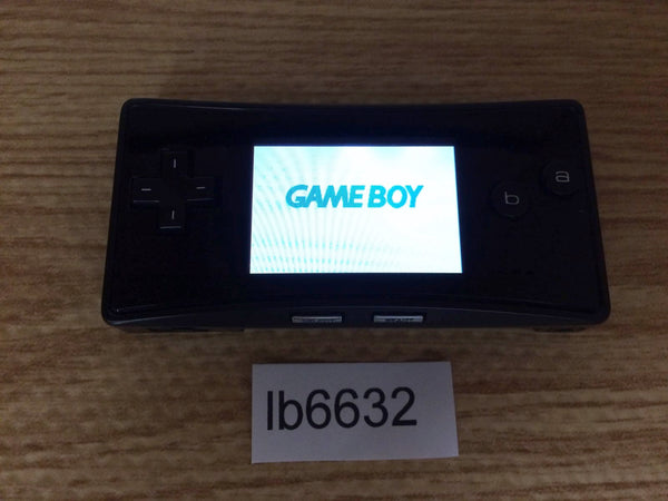 lb6632 Plz Read Item Condi GameBoy Micro Black Game Boy Console Japan