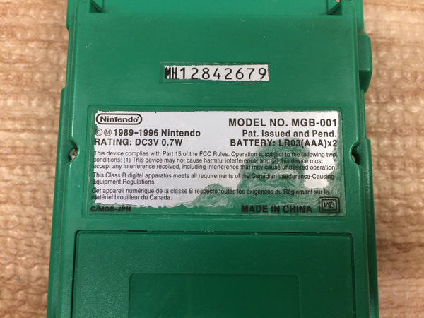 kf8153 Plz Read Item Condi GameBoy Pocket Green Game Boy Console 