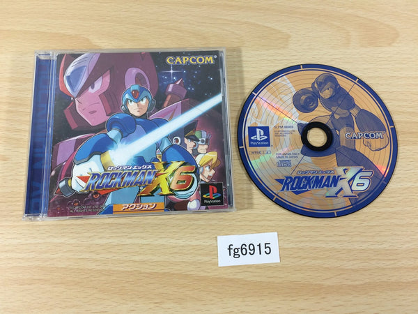 fg6915 Rockman Megaman X6 PS1 Japan