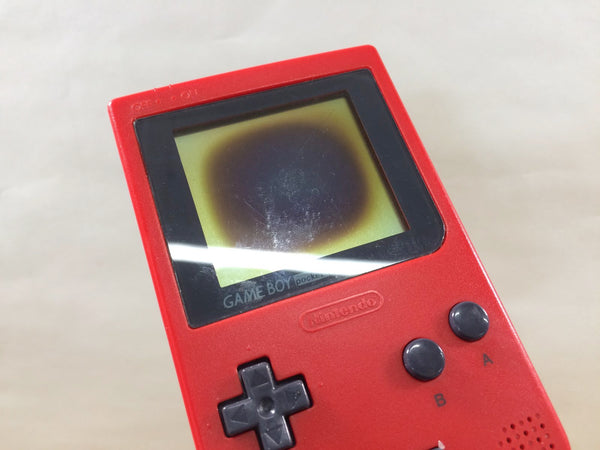 lf1121 Plz Read Item Condi GameBoy Pocket Red Game Boy Console Japan