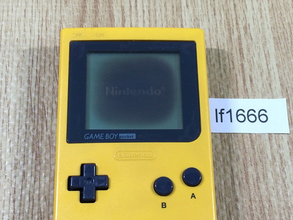 lf1666 Plz Read Item Condi GameBoy Pocket Yellow Game Boy Console Japan