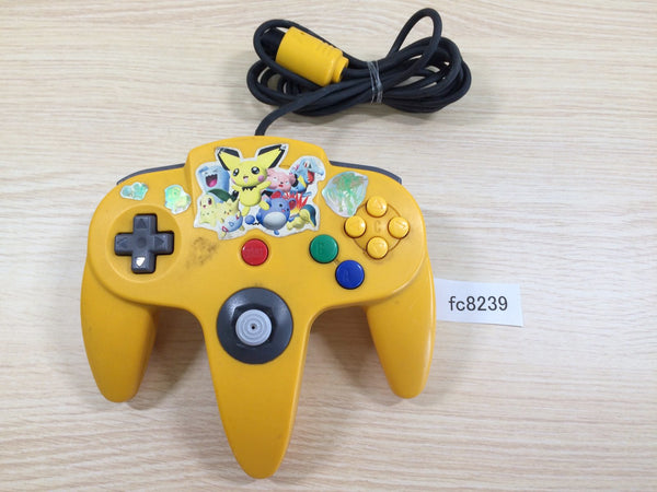 fc8239 Nintendo 64 Controller Yellow N64 Japan