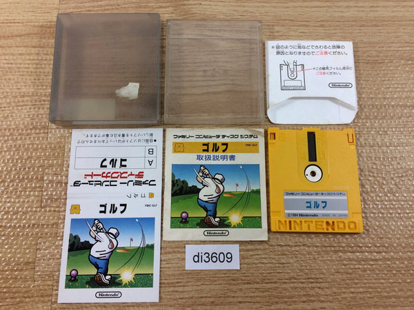 di3609 Golf BOXED Famicom Disk Japan