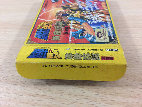 uc6767 Saint Seiya Ougon Densetsu Kanketsu Hen BOXED NES Famicom 