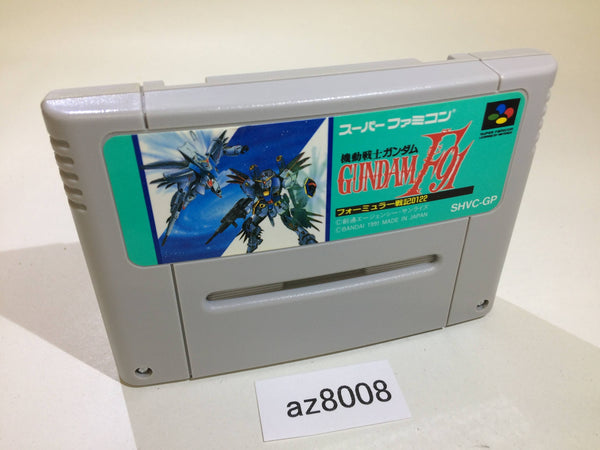 az8008 Gundam F91 Formula Senki 0122 SNES Super Famicom Japan