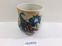 ob2876 Yunomi Tea Cup Kutani Ware Ceramics Tableware Japan