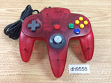 dh9558 Nintendo 64 Controller Clear Red N64 Japan