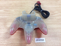 dh9558 Nintendo 64 Controller Clear Red N64 Japan