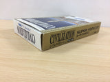 ub3303 Civilization Sekai Nana Daibunmei BOXED SNES Super Famicom Japan