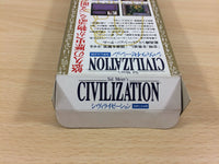 ub3303 Civilization Sekai Nana Daibunmei BOXED SNES Super Famicom Japan