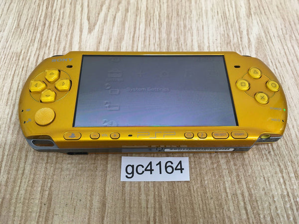 gc4164 Plz Read Item Condi PSP-3000 BRIGHT YELLOW SONY PSP Console