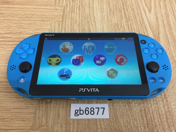 gb6877 PS Vita PCH-2000 AQUA BLUE SONY PSP Console Japan