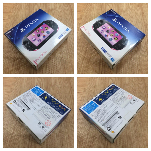 gb7912 PS Vita PCH-2000 PINK & BLACK BOXED SONY PSP Console Japan