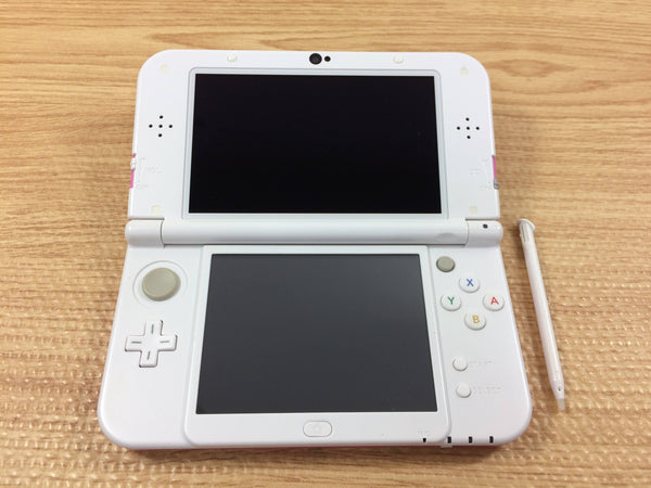 la7304 Plz Read Item Condi Nintendo 3DS LL XL PINK WHITE Console