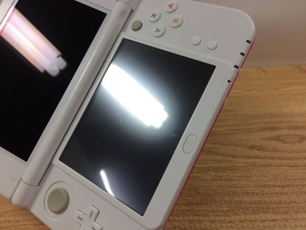 la7304 Plz Read Item Condi Nintendo 3DS LL XL PINK WHITE Console