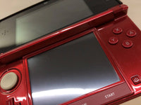 lb6835 Plz Read Item Condi Nintendo 3DS Flare Red Console Japan