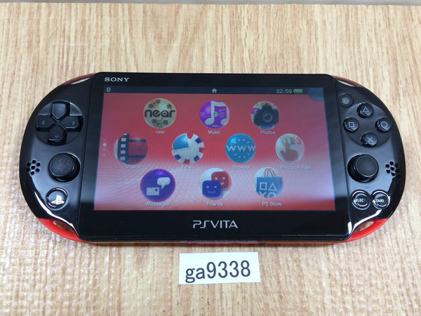 ga9338 PS Vita PCH-2000 RED AND BLACK SONY PSP Console Japan – J4U