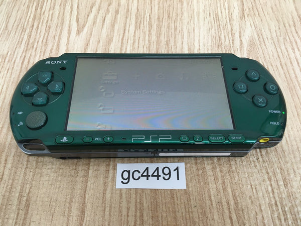Sony Psp PLAYSTATION Portable Spirited Green Console PSP-3000 Only
