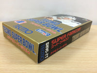 ub3002 Tecmo Super Bowl American Football BOXED SNES Super Famicom Japan