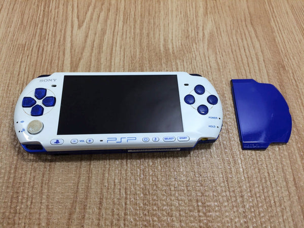 gb8396 No Battery PSP-3000 WHITE & BLUE SONY PSP Console