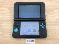 kf3646 Plz Read Item Condi Nintendo 3DS LL XL Turquoise Black 