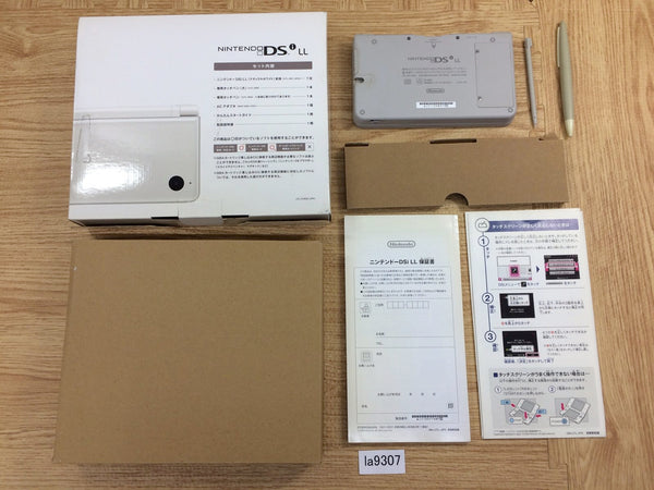 la9307 Nintendo DSi LL XL DS Natural White BOXED Console Japan