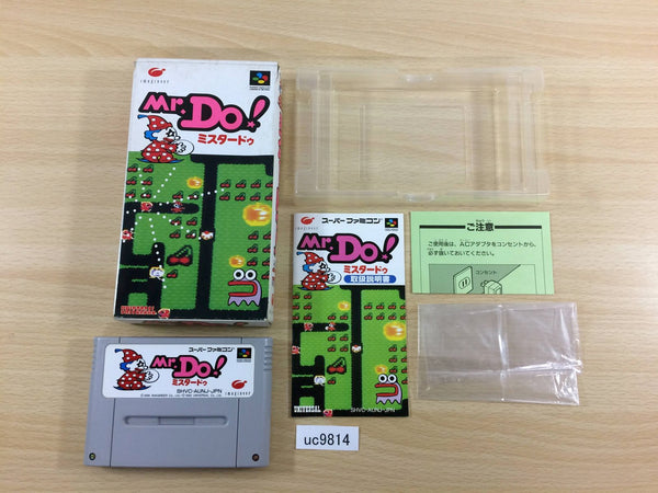 uc9814 Mr. Do! BOXED SNES Super Famicom Japan – J4U.co.jp