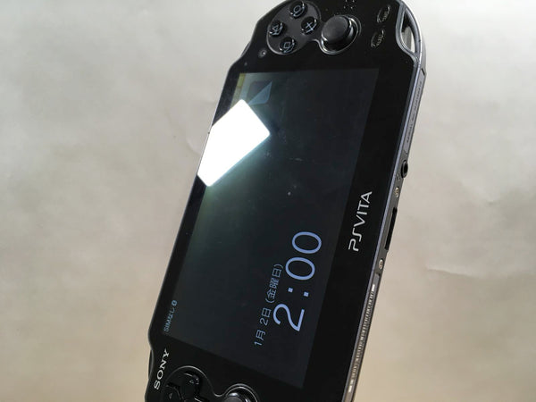 gc2809 PS Vita PCH-1000 CRYSTAL BLACK SONY PSP Console Japan