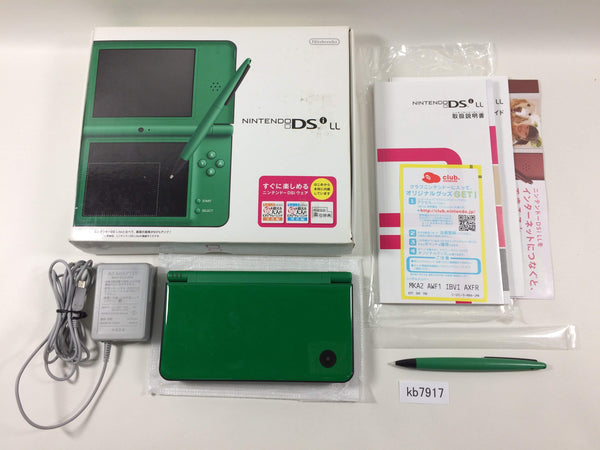 kb7917 Nintendo DSi LL XL DS Green BOXED Console Japan