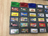 w1420 Untested 47 games & Case GameBoy Advance Lot Japan