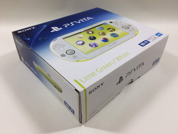 wb1188 PS Vita PCH-2000 LIME GREEN & WHITE BOXED SONY PSP Console