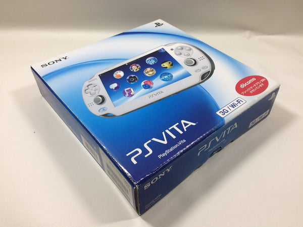 wa1783 PS Vita PCH-1100 CRYSTAL WHITE BOXED SONY PSP Console Japan